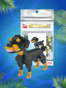 Конструктор пластм. Mini block "Ротвеллер" 192дет.