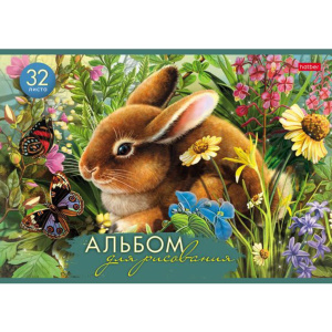 Альбом А4 32л скоба "Давай дружить"  пл. 100 гр/м