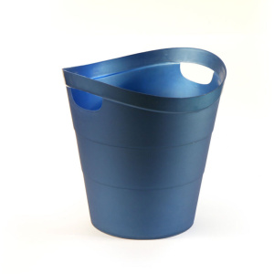 Корзина для мусора цельная 14л синяя