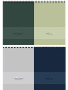 Блокнот А6  32л гребень "Официальный стиль" клетка