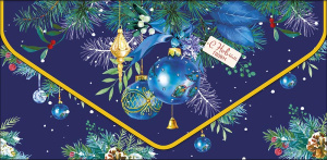 Конверт для денег "С новым годом" вырубка, конгрев, лак твин, фольга холодная.