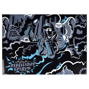 Конверт на клапане А4 Бунтарский дух, 31,5*22,5см, 1 отд., пластик