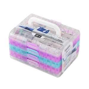 Набор маркеров акриловых  24цв. кистевидн. "Sketch and Art" 1-6мм, увеличенный объем