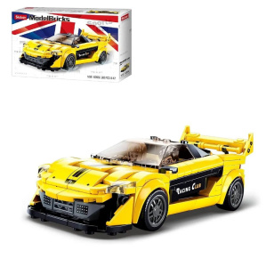 Конструктор пластм. Sluban "Гоночный автомобиль-2" 283 дет.