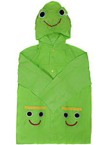 Дождевик-плащ микс размеров "Лягушка" размеры S 70-85,M 85-95,L 95-110,XL 110-125