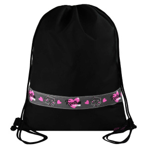 Мешок для обуви 1 отд, 360*480 светоотр. "Крутой утенок"