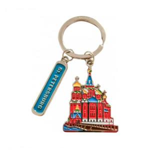 Брелок мет.эмаль"Спас"