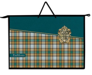 Папка А3 для чертежей и рисунков Эмблема на зелёном