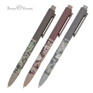 Ручка шар. BV автомат. "FunClick. Top secret" 0.7мм, синяя