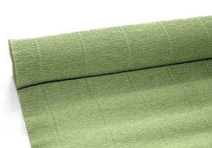 Бумага флористическая 50*250 180 г/м рулон креп Бледно-салатовая