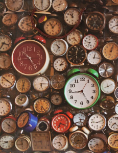 Пакет подар. бумажн. 32*26*8см, Часовщик