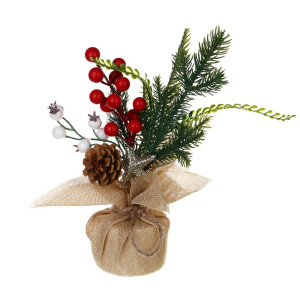 Декор новогодний 29см "Ветка Ёлки"