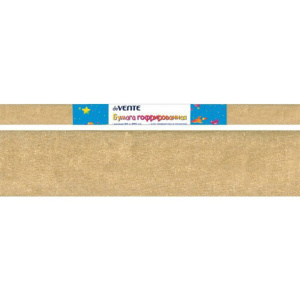 Бумага подел. 50*250 32 г/м рулон  креп  светло-оранжевая перламутровая