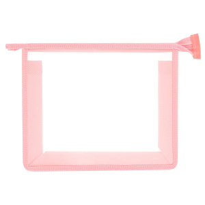 Папка д/тетрад. А5 (230*190*25) 1отд. молния сверху "Офис б/цв. Персиковая"