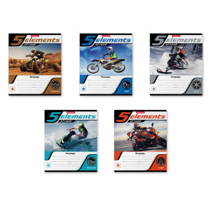 Тетрадь А5 18л кл. Erich Krause "5 Elements"