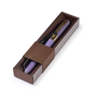 Ручка в футляре "Monaco. Лавандовый" шарик., 0,5мм, пластик/металл., синие чернила