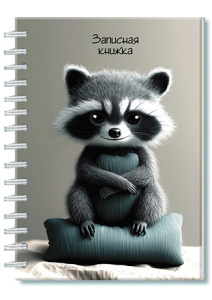 Блокнот А6 гребень 7БЦ 100л "Енотик" кл.