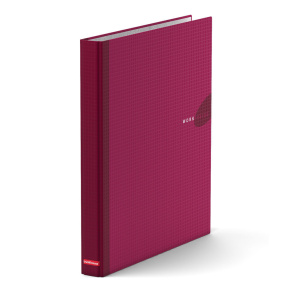 Папка 2 кольца 35мм картон А4 WORK INSIDE бордо