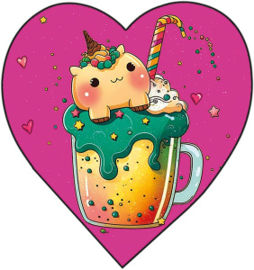 Открытка 6*6см  "Чашка  "