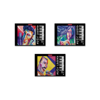 Тетрадь для нот А5 24л., гориз., скоба "Music Legend"