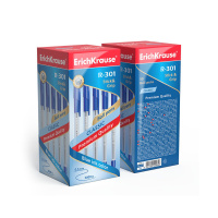 Ручка шар. ЕК R-301 1мм GRIP синяя