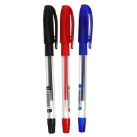 Ручка гелевая PENSAN SOFT GEL 0,7мм, синяя, черная, красная, рез.грип/ 60шт.дисплей/