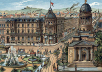 Пазлы  500 элементов  340*480мм.  "Улицы старого города"