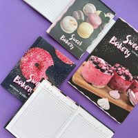 Блокнот А6 7БЦ 160л "Донат рулит!" клетка, глянц.лам.