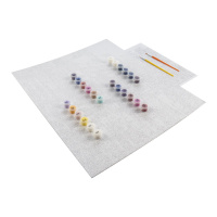 Картина по номерам на картоне 40*50см "Ночной дождь"