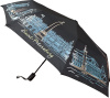Зонт полуавтомат "СПб" цв.черный, хамелеон