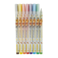 Набор гелевых ручек BV  8 цв. BV "Colors. Любовь, как она есть" 0,5мм