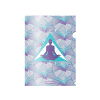 Набор из 4 папок- уголков  А4 Meditation, ассорти