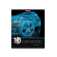 Тетрадь А5 48л кл. Erich Krause "3D Grid", УФ-лак