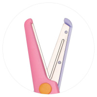 Ножницы детские Феникс+ "Блондинка с собачкой" 13,5 cм, нерж.сталь