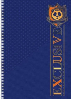 Тетрадь А4  96л кл. гребень Hatber "Animals crest" мат.лам., 3Dфольга, белизна 98%