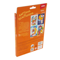 Картина из пластилина "Мишка моряк"