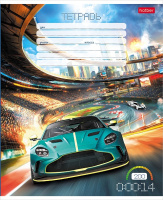 Тетрадь А5 12л кл. Hatber "Престижные гонки" 5 диз.в блоке, белизна 100%