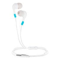 Гарнитура внутриканальная Smartbuy A7, белая, микрофон, пульт управления