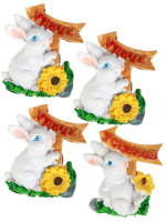 Магнит "Зайка" 6см