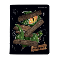 Тетрадь А5 48л кл. Альт "Опасные" софт-тач, бел.100%