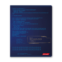 Тетрадь А5  96л кл. Светоч "Техно" тисн.фольгой, белизна 100%