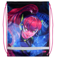 Мешок для обуви 1 отд, 360*480 светоотр. "Космостар"