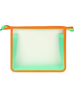 Папка д/тетрад. А5 (250*194*19) 1отд. молния сверху, лам.картон+пластик "Граффити и монстрик"