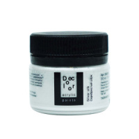 Краска акрил. "Деколор" 20 мл, Серебристый шёлк