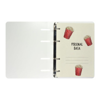 Тетрадь А5  80л кл. на кольцах Альт "Popcorn"