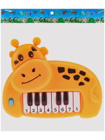 Пианино 16*12см "Жираф" батарейки  2*АА не в компл