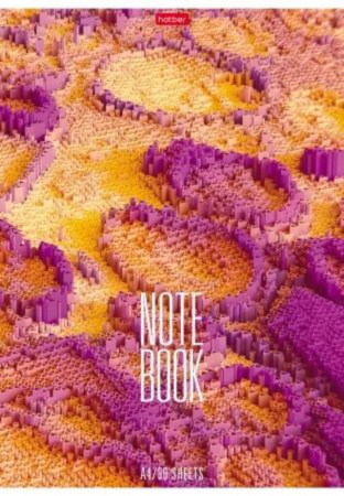 Тетрадь А4  80л кл. скоба Hatber "Хрупкие грани" глянц.лам.