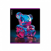Тетрадь А5 48л кл. Erich Krause "Jelly Bear", металлизир.ламинация+твин-лак MIX-PACK
