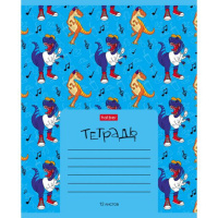 Тетрадь А5 12л лин. Hatber "Мой друг Дино", белизна 98%