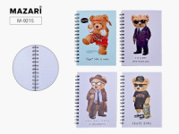 Блокнот А5  80л., гребень "Мишки" кл.